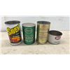 Image 3 : Vintage Motor Oil and Grease Cans: Savex, Esso Essolube, Havoline, and Roco