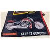 Image 4 : Harley-Davidson VRSCA V-Rod and Miller Genuine Draft "Keep It Genuine" Banner, 48 × 24”