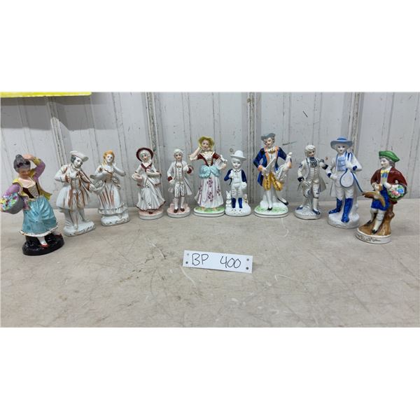 11 Porcelain Figurines Small