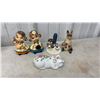 Image 3 : 12 Porcelain Figurines, 2 Light Up