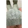 Image 5 : Soapstone Eskimo with a Seal Signed- 7 1/4” High, 5 1/2” Long, 3” wide