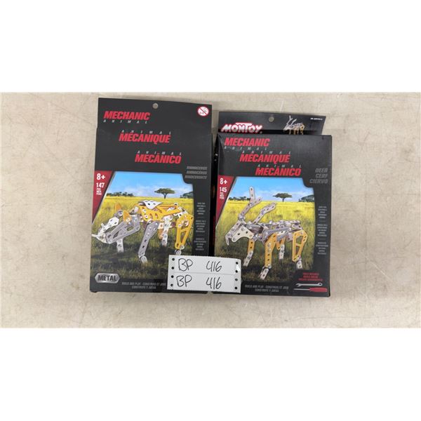 2 New Boxes of Mechanic Animals