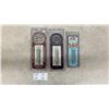 Image 1 : 3 Metal Thermometer -Indoor/ Outdoor