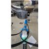 Image 3 : Schwinn Sunnyway Children's Cruiser Bicycle, Pink and Blue Frame, White Tires with Blue Rims 24"