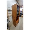 Image 2 : Mid-Century Modern Danish Teak Display Cabinet with Tinted Glass Door and Three Drawers