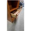 Image 5 : Mid-Century Modern Danish Teak Display Cabinet with Tinted Glass Door and Three Drawers