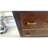 Image 5 : Vintage Art Deco Waterfall Five-Drawer Chest with Amber Bakelite Pulls