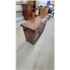 Image 2 : French Provincial Style Dark Wood Sideboard Buffet With Three Drawers and Three Double Cabinet Door