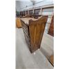 Image 4 : Traditional Six-Drawer Tall Wooden Chest of Drawers with Spindled Gallery Top 52"×18"×35"