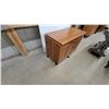 Image 3 : Sauder Mobile Wooden Craft and Sewing Cabinet with Fold-Out Work Surface, Drawer, and Casters