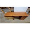 Image 5 : Sauder Mobile Wooden Craft and Sewing Cabinet with Fold-Out Work Surface, Drawer, and Casters