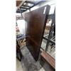 Image 3 : Dark Brown Rectangular Dining Table with 6 Wood-Frame Chairs and 2 Leaves