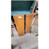 Image 5 : Round Wooden Extendable Dining Table with Turned Legs 30"hgt. And 42"diameter and Two Extension