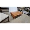 Image 4 : Traditional Wooden Drop-Leaf Console Server Table With Three Drawers and Turned Legs 18"×28"×48"