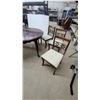 Image 8 : Chippendale Style Mahogany Oval Extension Dining Table 30"×65"×42" with Six Fretwork Back