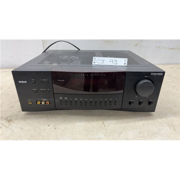 RCA RV-9978A Pro Logic Receiver, AC-120V 60Hz 180W Input, and Power Cord