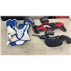Image 8 : Warrior Hockey Bag, CCM Jr. L and Bauer Jr. S/P Hockey Pants, Bauer Gloves