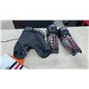 Image 9 : Warrior Hockey Bag, CCM Jr. L and Bauer Jr. S/P Hockey Pants, Bauer Gloves