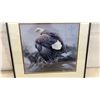 Image 4 : Robert Bateman 1980 Bald Eagle Print in Frame, 14 × 15”