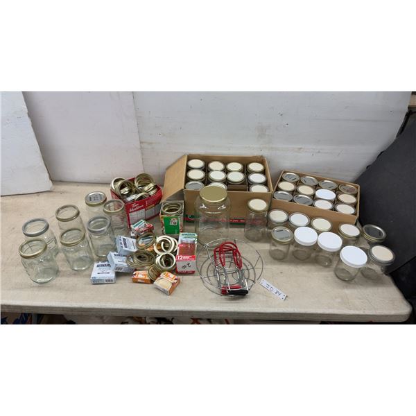 Bernardins Canning Jars, Lids, and Rings; Bernardin Jar Lifters and Canning Rack