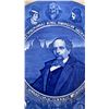 Image 7 : Three Royal Doulton Dickens Cobalt Blue 10” Plates and Two Souvenir Plates