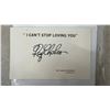 Image 3 : Ray Charles Autograph, Hand Signed on the Front and Printed on the Back