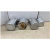 Image 6 : Aluminum Coffee Pots and Percolators, Whistling Kettle, Bottle, and Ladle