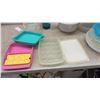 Image 5 : Thermos Teal Insulated Bottle, Tupperware Cake Takers, Salad Spinner