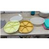 Image 6 : Thermos Teal Insulated Bottle, Tupperware Cake Takers, Salad Spinner