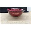 Image 4 : New Pyrex 3-Piece Cranberry Mixing Bowl Set and 2 Clear Glass Baking Dishes with lids