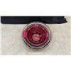 Image 5 : New Pyrex 3-Piece Cranberry Mixing Bowl Set and 2 Clear Glass Baking Dishes with lids