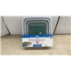 Image 3 : Anchor Hocking StowAways 8-Piece Set, Cookie Jar, and 3 Muffin Pans