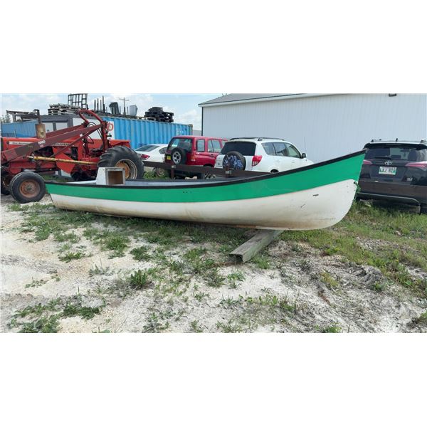 20ft Fiberglass Commercial Yawl Style Boat - 1980's. Fun Project!
