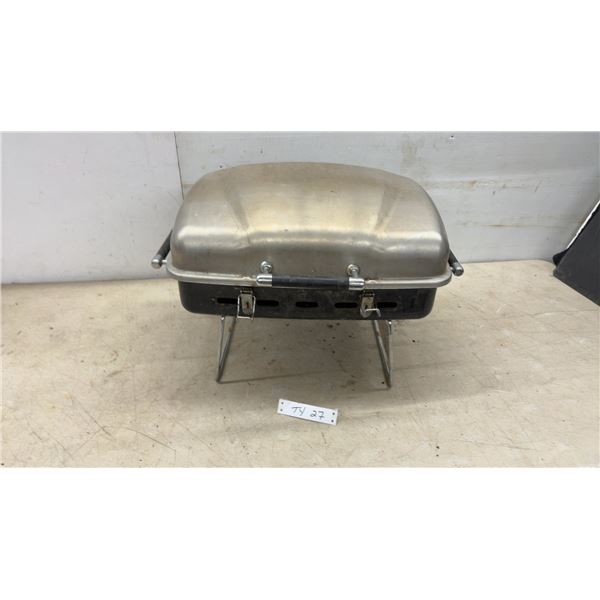 Portable Gas Grill with Stainless Steel Lid