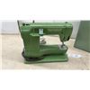 Image 5 : Vintage Elna Supermatic Sewing Machine with Case and Foot Pedal and Metal Case, circa 1950s