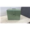 Image 9 : Vintage Elna Supermatic Sewing Machine with Case and Foot Pedal and Metal Case, circa 1950s