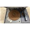 Image 2 : Waters Conley Melodie Portable Wind-Up Phonograph, Crank, and Assorted 78 RPM Records