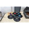 Image 5 : Waters Conley Melodie Portable Wind-Up Phonograph, Crank, and Assorted 78 RPM Records
