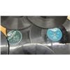 Image 7 : Waters Conley Melodie Portable Wind-Up Phonograph, Crank, and Assorted 78 RPM Records