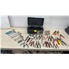 Image 1 : Toolbox with Crescent Wrenches, Pliers, Snips and Vise Grips
