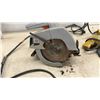 Image 13 : Black and Decker Power Tools; Router, 7 1/4” Circular Saw and 2 Drills