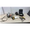 Image 1 : Black and Decker Power Tools; Router, 7 1/4” Circular Saw and 2 Drills
