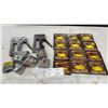 Image 1 : Arrow T-50 Staple Guns, 12 Packages Arrow T-50 Staples, and 5 Tape Measures