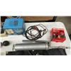 Image 3 : Torcan Battery Charger, Motomaster Battery Charger, Mastercraft Strap Wrench, Grease Gun