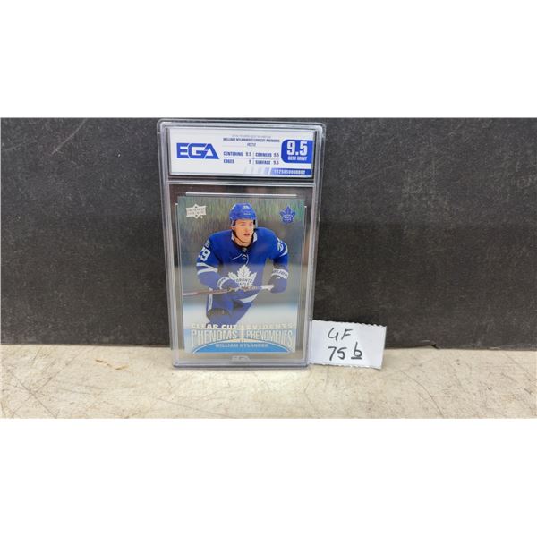 2018/19 Upper Deck Tim Hortons William Nylander Clear Cut Phenoms #CC12 Hockey Card, EGA Graded 9.5