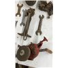 Image 5 : Assorted Antique Wrenches, Jacks, and Grinders