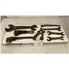 Image 1 : Vintage Wrench Display; Adjustable, Open-End, and Box-End Wrenches