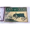 Image 2 : John Deere "GP" General Purpose Tractor Sign, John Deere Tractor Clock, and "Tool Rules" Sign