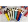 Image 2 : Large Lot of Pez Dispensers: Snowman, Bunny, Santa, Pumpkin, Spongebob