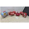 Image 1 : Coca-Cola Collectible Lunch Boxes and Cooler-Style Tins, Including Van and Round Tins